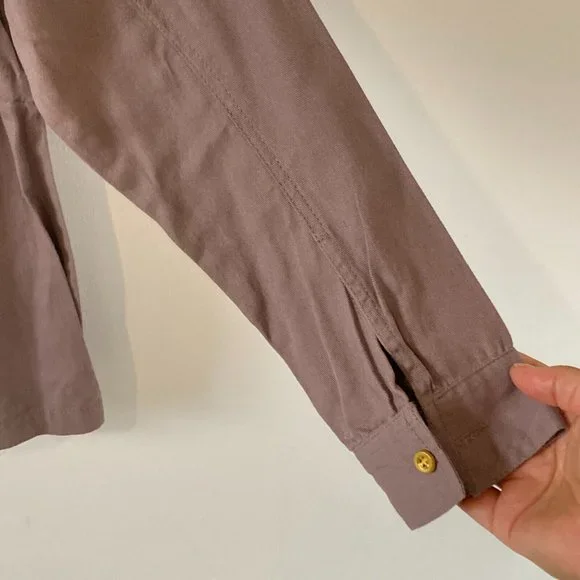 BNWT Innocence Clothing Women Dark Beige Embellished Border long Sleeve Jacket - Picture 11 of 12